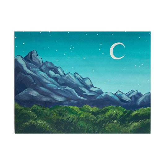 Evening Mountain scape